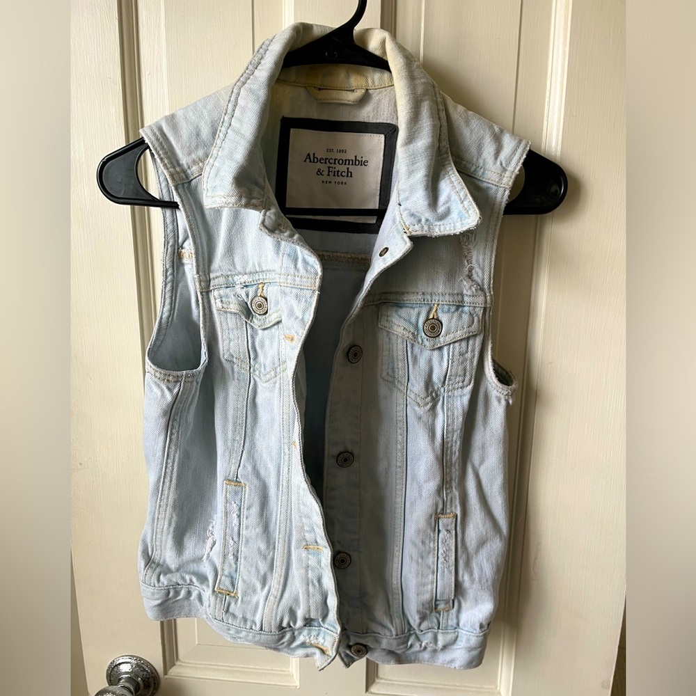 Vintage Abercrombie Jean vest